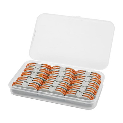 

15pcs 4-Way Flame Retardant Cable Connector Box Set Universal Fast Electric Wire Connectors Kit Quick Install Terminals