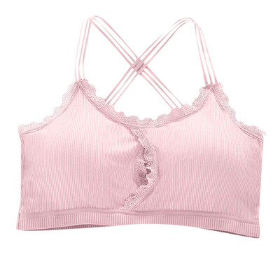 

Toponeto Women Sexy Tank Top Seamless Lace Bra Underwear Bra Ladies