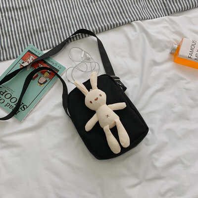 

2019 new fashion casual personality bunny girl shoulder bag cute cute cartoon simple wild Messenger bag
