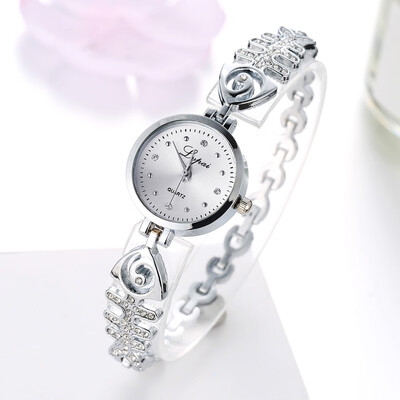 

New lvpai brand quartz bracelet watch diamond dress womens alloy gold watch fashion womens fashion watch