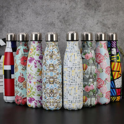 

Stainless Steel Vacuum Insulated Water Bottle Flask Thermal Sports Chilly 500ML