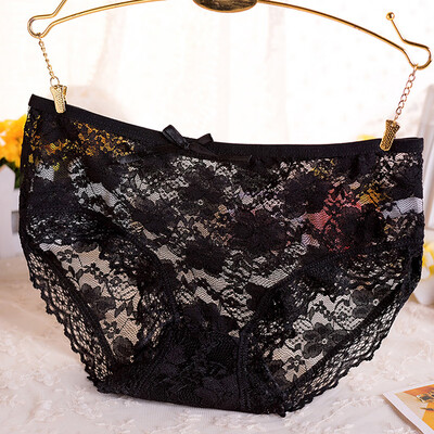 

Womens Underwear Sexy Transparent Lace Panties Briefs Knickers Thong Lingerie
