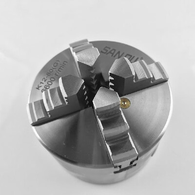 

High Accuracy Four Jaw Chuck Self-centering For Mechanical Lathe For Drilling Milling Machine DIY Mini Hardened Steel Parts K12-80
