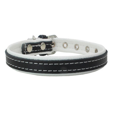 

Dog Collars Adjustable Cow Leather Dog Pet Cat Puppy Collar Safety Neck Buckle Strap 6 Colors