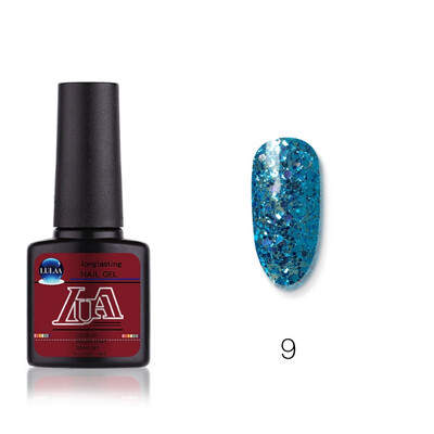 

Sequin Gel Nail Polish Long-lasting Shiny Drying Nail Polish Luminous Shimmer Nail Art Gel