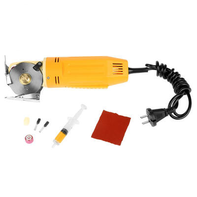 

Greensen Blade Electric Cloth Cutter Fabric Round Knife Cutting Cutter Machine