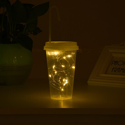 

Gobestart Solar Powered 15 LED String Light Fairy Lid Bottle Cap Lamps Decor