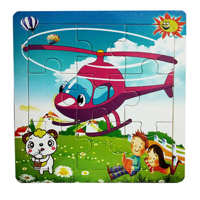 

Gotoamei 1PC Wooden Excavator Puzzle Educational Developmental Baby Kid Training Toy A