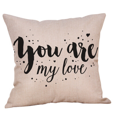 

Siaonvr Happy Valentines Day Throw Pillow Case Sweet Love Square Cushion Cover