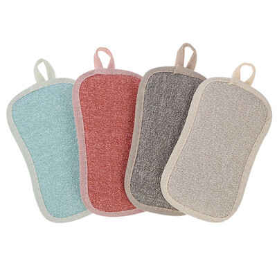 

4pcs Kitchen Washing Up Cleaner Pads Scrubs Sponges Wash Pad Cloth non-stick pans