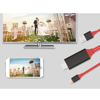 

Light-ning to High-Definition Multimedia Interface HDTV TV AV Adapter Cord For i-Phone