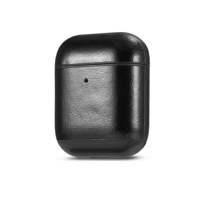 

Protective Leather Cover For AirPods 2 Charging Case Scratch-proof Shock-proof LED Visible One-piece Case Skin
