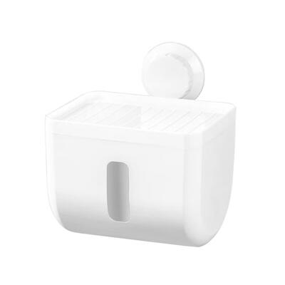 

Multi-function Bathroom Toilet Paper Holder Tissue Box Mobile Organizer