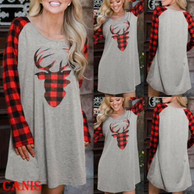 

Ladies WOMENS Nightshirt Nightdress Nightie Xmas Nightshirt Christmas Pyjamas