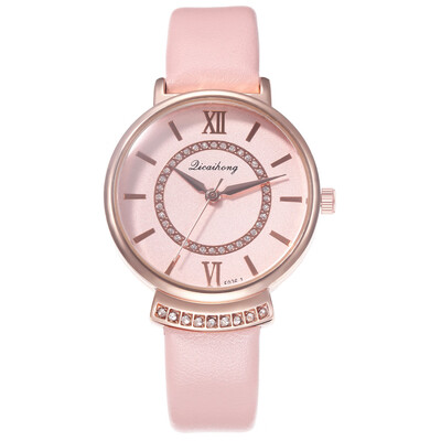 

New personality ladies Roman simple scale casual quartz watch belt female models