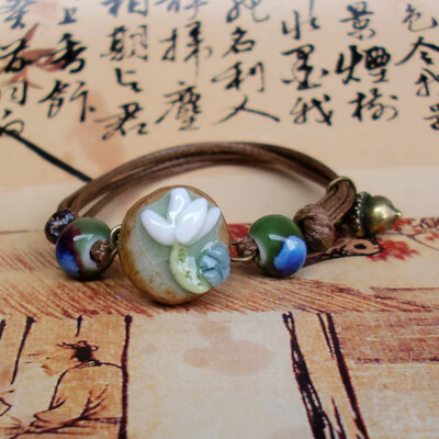 

Art Small Minority Fresh Handmade Ceramic Bracelet