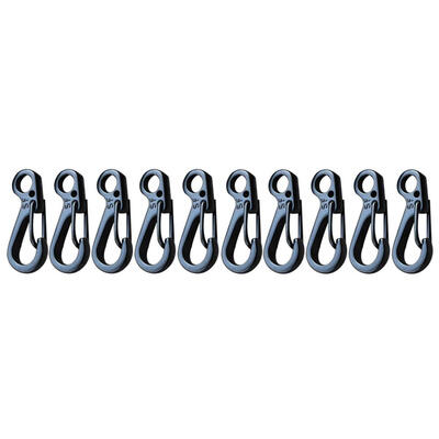 

10pcs Mini Carabiner Keychain Outdoor Climbing Spring Buckle Hook EDC Tool