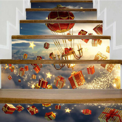 

Siaonvr Christmas Decoration Stair Stickers Christmas Stairs Stickers Wall Stickers