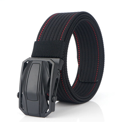 

High Quality Military Equipment Canvas Belt For Men Tactical Designer Jeans Belt Nylon Strap Sports Car Design Buckle Waist Belt