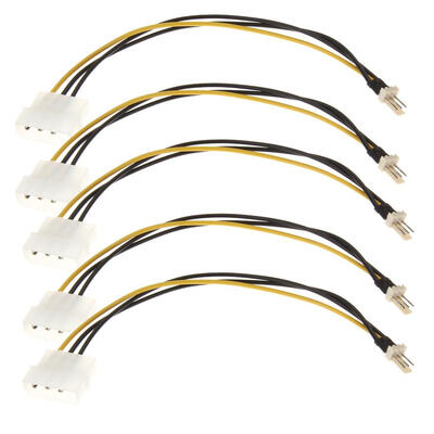

4-Pin MolexIDE to 3-Pin CPUCase Fan Power Connector Cable Adapter