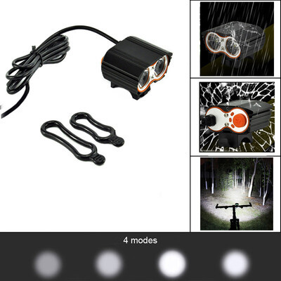 

Saidsome True 2000LM 2 X XM- T6 LED USB Waterproof Lamp Bike Bicycle Headlight flashlight lamp