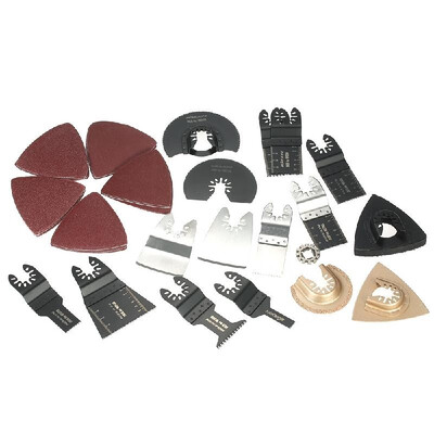 

KKmoon 42pcs Wood Oscillating Multi Tool Quick Release Saw Web Reciprocating Saw Webs for Fein Multimaster Makita Craftsman Porter