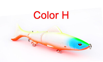 

VISSEN 1pcs 127cm 1763g Mixed Colors Multi Section Fishing Lure Wobbling Artificial Plastic Hard Fake Lure Bionic Bait