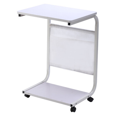 

Gobestart Removable Small Simple Coffee Table Computer Table 1813inch White