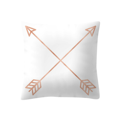 

〖Follure〗Rose Gold Pink Cushion Cover Square Pillowcase Home Decoratio