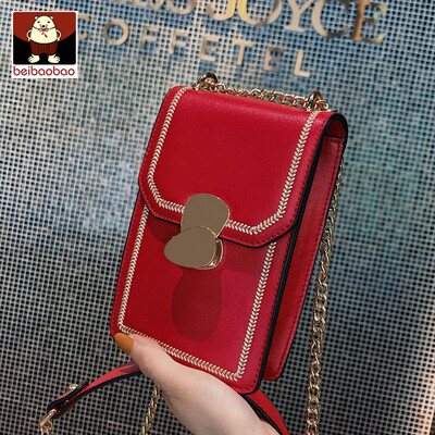 

Chain bag women 2019 summer new Korean fashion mobile phone bag Joker slung shoulder bag
