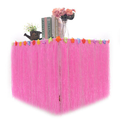 

Hawaiian Style Table Skirt Household Table Skirt DIY Festival Party Decoration Supplies