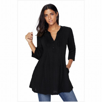 

V-neck long-sleeved loose large size comfortable casual knit sweater womens
