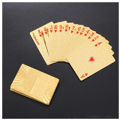 

Creative Individuality Colorfast Environmental PVC Plastic Waterproof Table Games Playing Cards Poker
