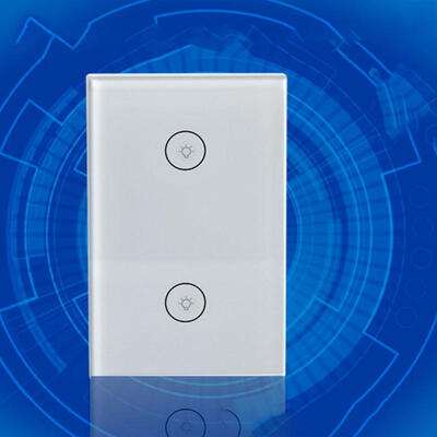 

SS120-02CMW Smart Light Switch WiFi Wireless Light Dimmer For USA Works With Alexa Google Home