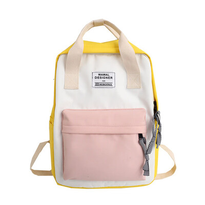 

Schoolbag female ins feel girl campus Korean version of the original high school ulzzang college students tide double shoulder bag