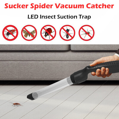 

〖Follure〗Littel Sucker Spider Vacuum LED Insect Suction Trap Catcher Fly Bugs Buster