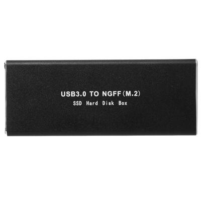 

M2 NGFF to USB 30 6Gbps SSD External Enclosure Converter Adapter Case