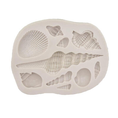 

Silicone Mold DIY Sea Shell Chocolate Fondant Cake Baking Decor Mould Tools