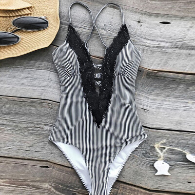 

Saidsome Fashion Womens Ladies Vintage Lace Bikini Beach Swimwear Bathing Suit