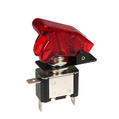 

Car Toggle Switch 12V 20A LED Light Toggle Engine Ignition Switch On Off Button Green Cover