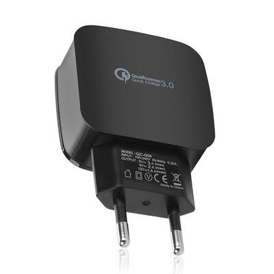

QC 30 5V3A Quick Charge EU Plug USB Charger USB Wall Charger