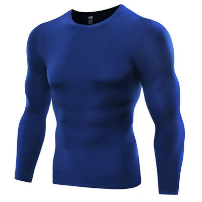 

Men Compression Long Sleeves T-shirt Running Tee Gym Fitness Tops Workout Tights
