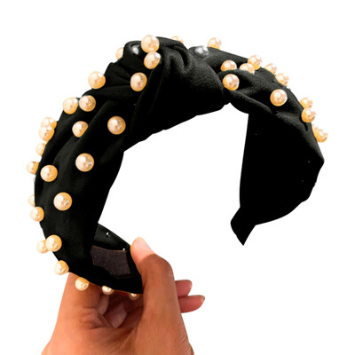 

Women Korea Style Kawaii Hair Accessories Girl Crown Flower Hairbands Head Wrap Colorful Pear Knot Headbands