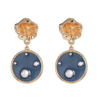 

Fashion cute pearl Crystal Dangle Drop Earrings Women Hanging Earrings Girls Indian Bridal Party Statement Jewelry Wholesale