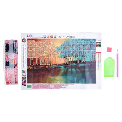 

Greensen DIY Full Drill Diamond Painting Tree Embroidery Cross Crafts Stitch Kit Home Decor