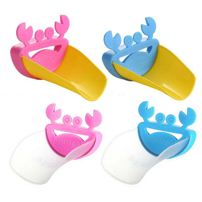 

4pcs Portable Cute Faucet Extenders Baby Hand-washing Device Color Random