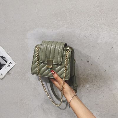 

Girls small bag new Korean fashion wild small square bag chain shoulder Messenger bag tide