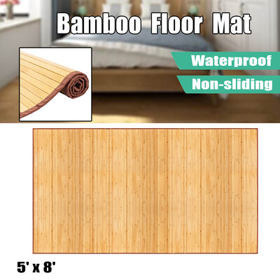 

58 Non-sliding Waterproof Bamboo Floor Mat Protective Pad