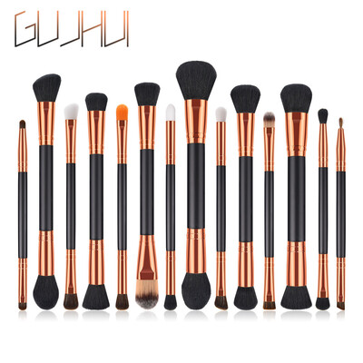 

Toponeto 14PCS Black Wooden Cosmetic Makeup Brush Foundation Powder Eyeshadow Brush