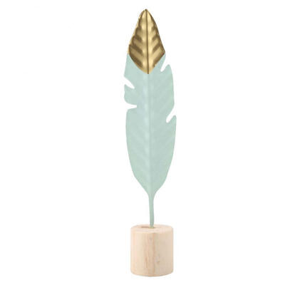 

Greensen Wrought Iron Feather Table Decoration Bedroom Furnishings Home Decro